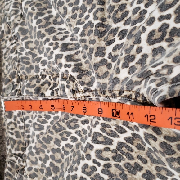AMERICAN EAGLE Hi-Rise Stretch Jegging Leopard Print Skinny Women's Size 18 - Picture 12 of 13
